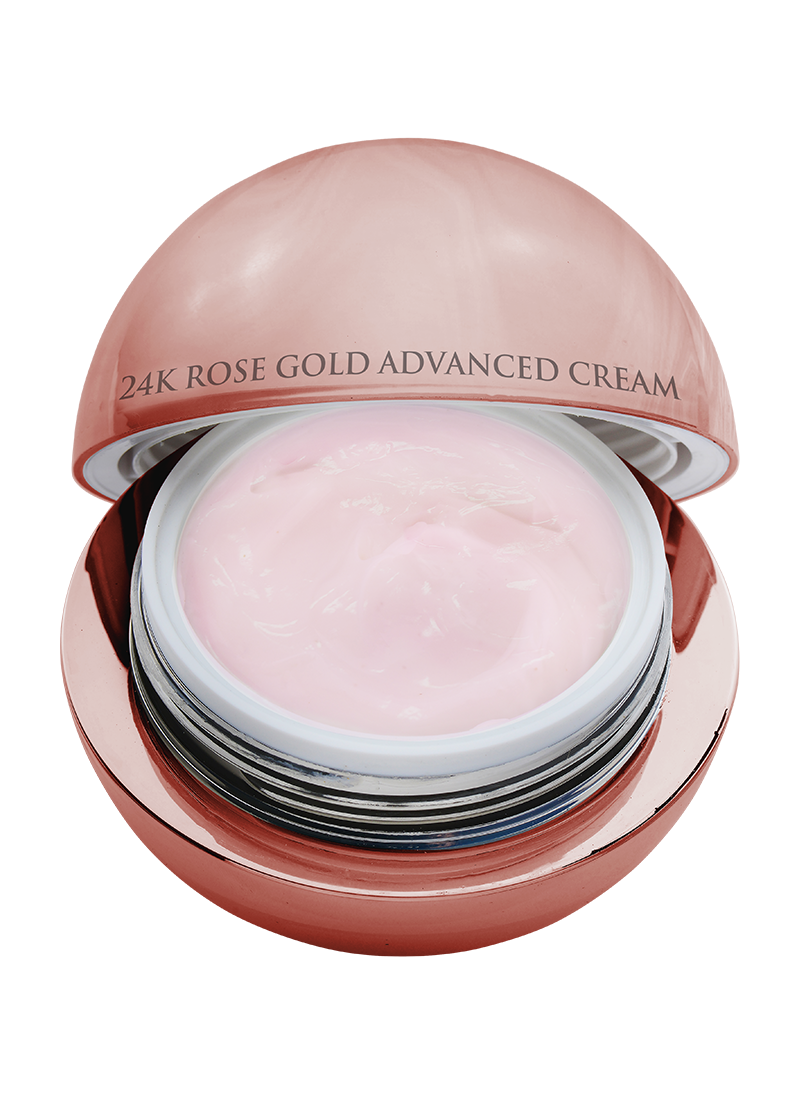 24K Rose Gold Advanced Cream top view