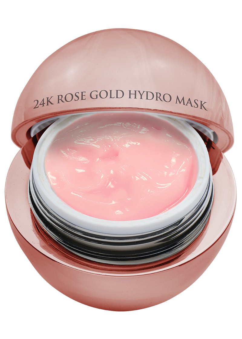 24K Rose Gold Hydro Mask top view