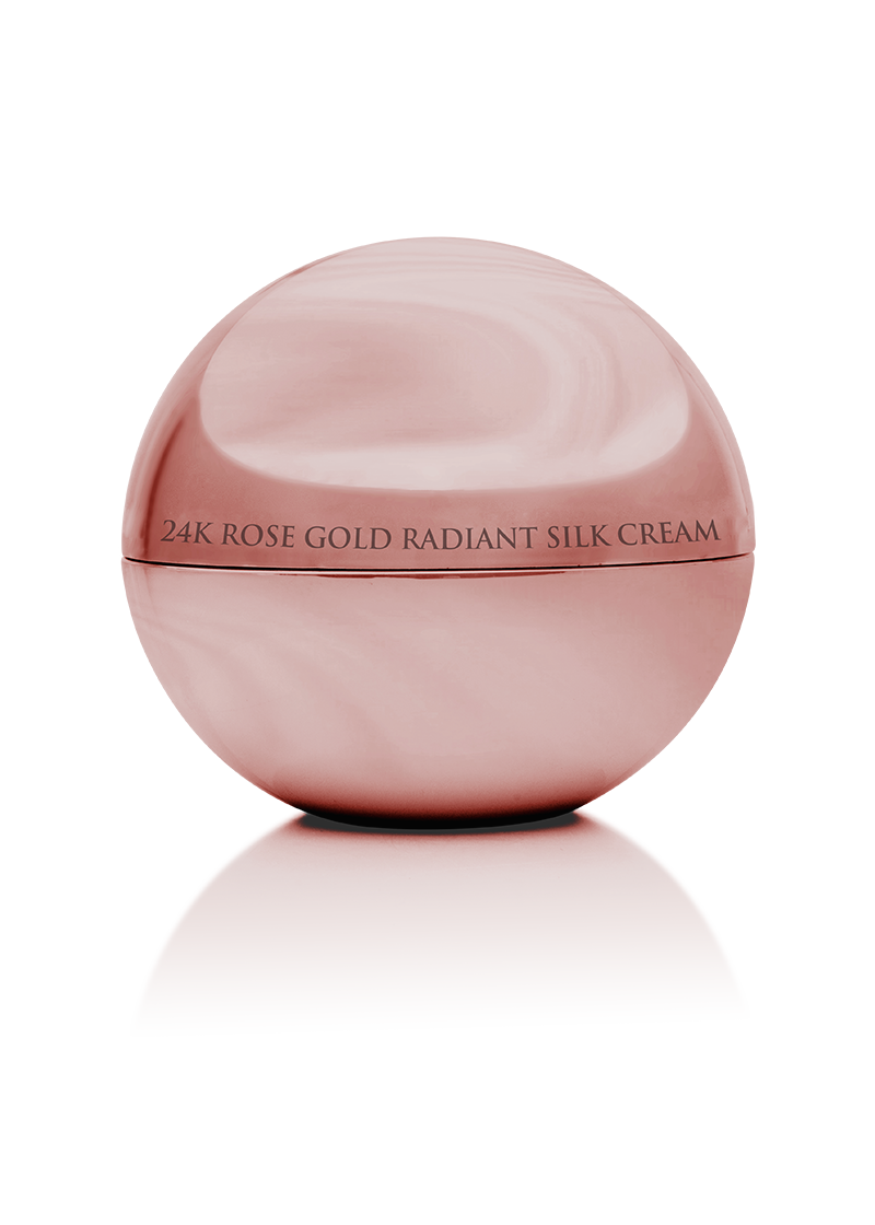 24K Rose Gold Radiant Silk Cream details